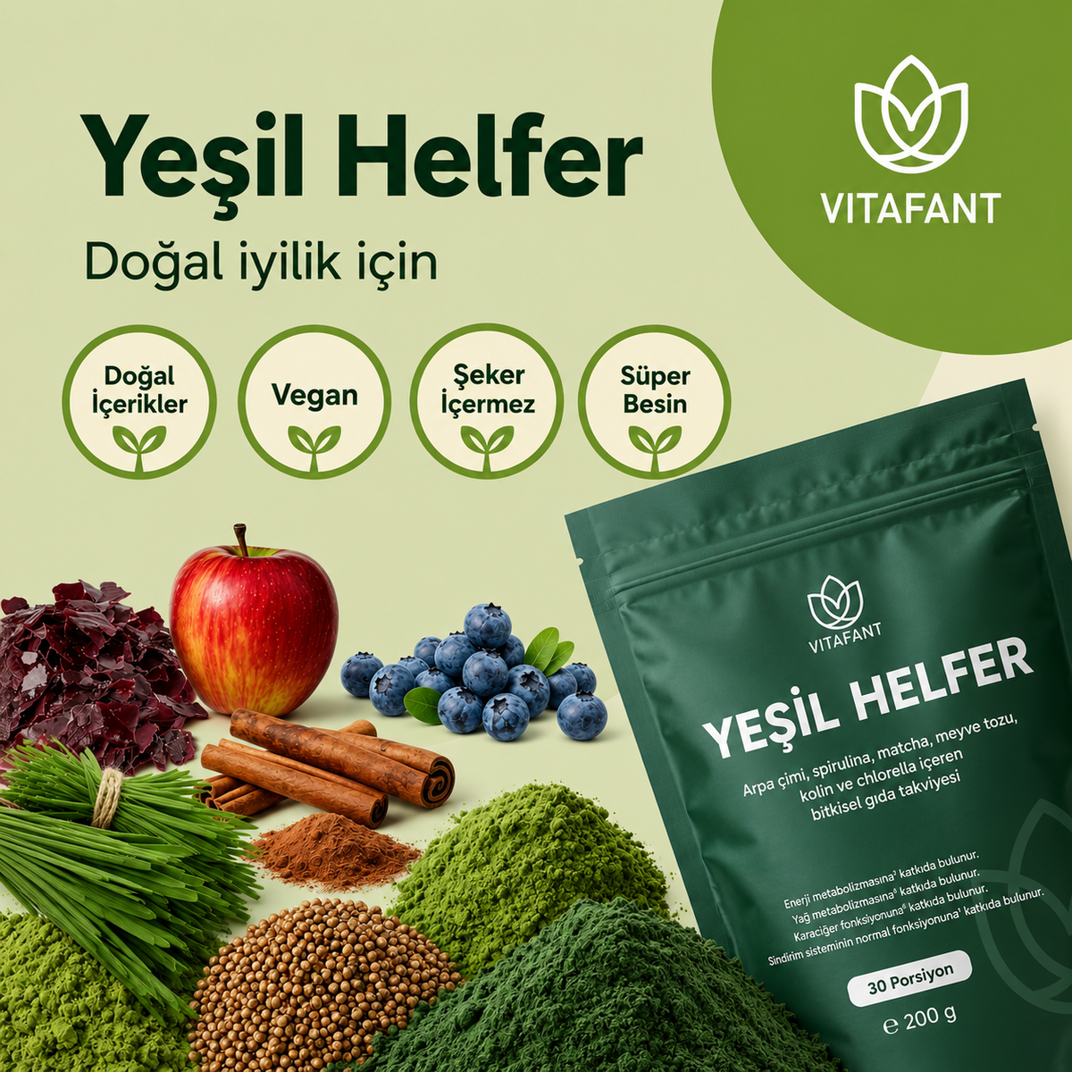 Yeşil yardımcılar: Detoksifikasyon yoluyla kilo verin, yeme isteğinizi kontrol altına alın ve günlük yaşamınızda daha fazla enerji kazanın.